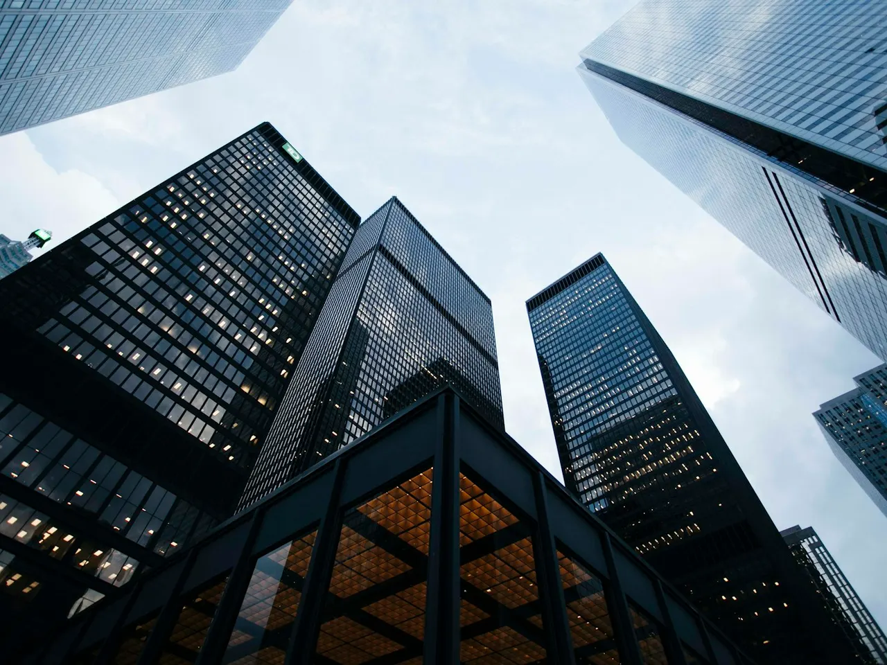 Commercial building facade